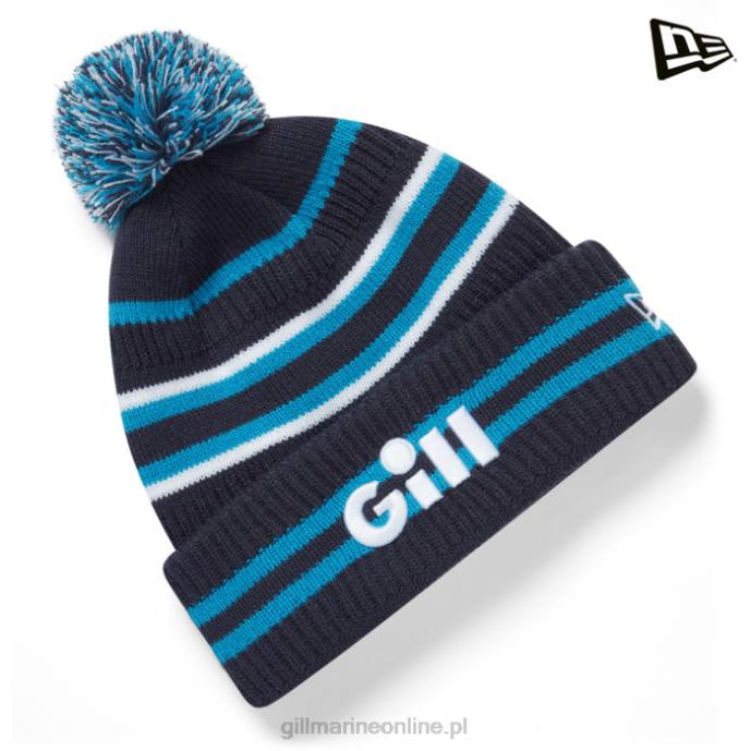 Gill Marine nowa era x gill czapka z pomponem 46RL26