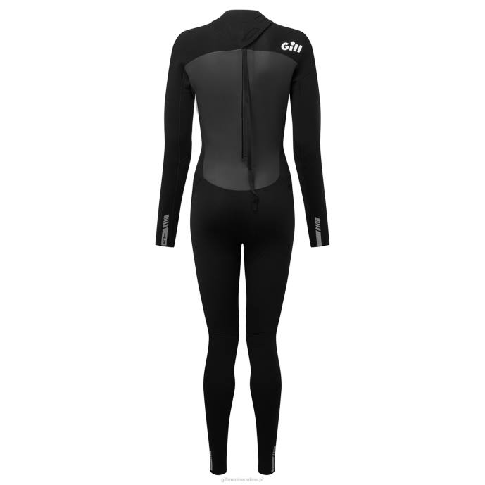 Gill Marine damski kombinezon pościgowy 4/3mm z zamkiem błyskawicznym z tyłu 46RL79