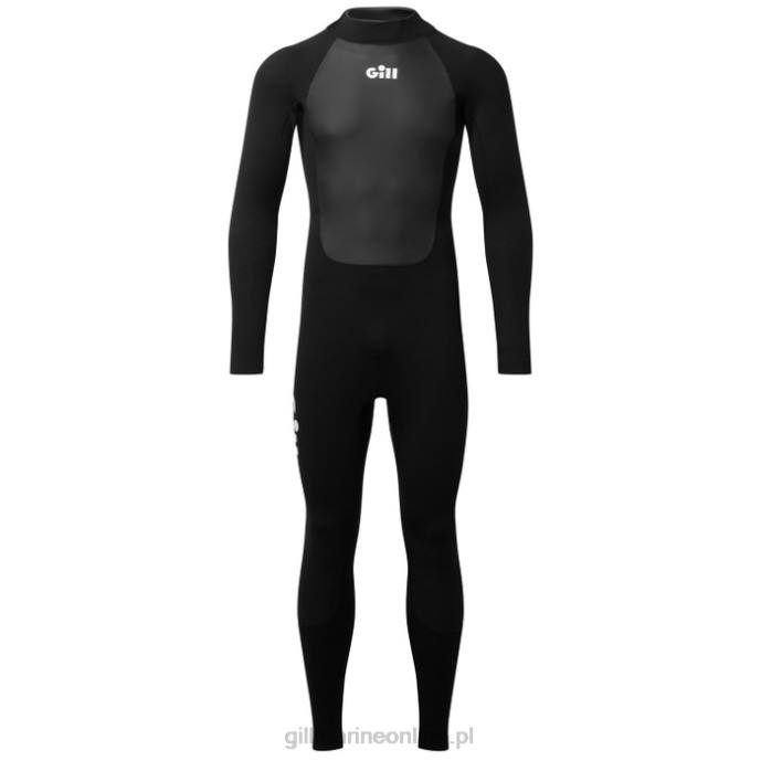 Gill Marine męska pianka pościgowa 4/3mm z zamkiem błyskawicznym z tyłu 46RL342