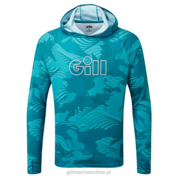 Gill Marine Bluza z kapturem xpel tec w kamuflażu 46RL51