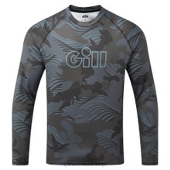 Gill Marine Koszulka z długim rękawem xpel tec w kamuflażu 46RL55