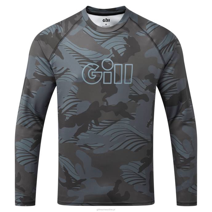 Gill Marine Koszulka z długim rękawem xpel tec w kamuflażu 46RL55
