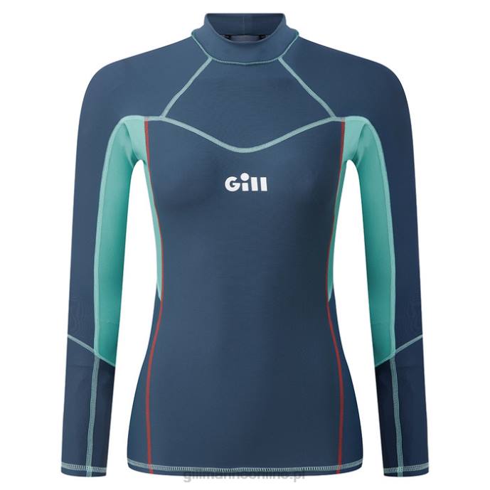 Gill Marine damska kamizelka pro rash z długim rękawem 46RL505